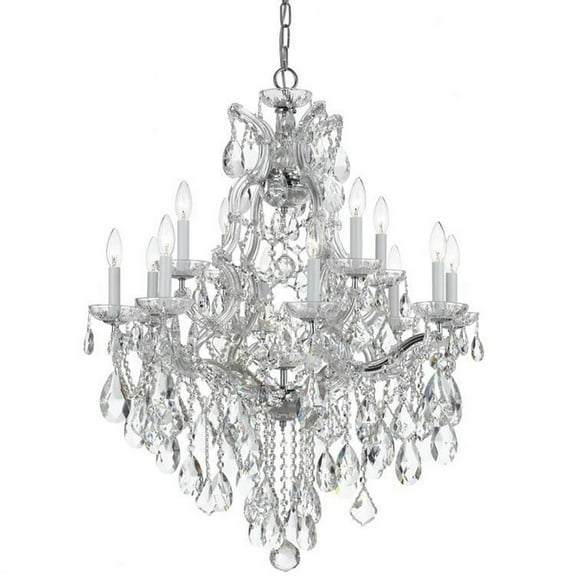 Crystorama Lighting - 13 Light Chandelier - Chandelier - Maria Theresa - Twelve