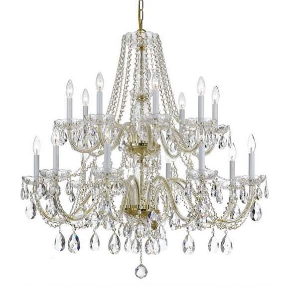 Crystorama Lighting - 16 Light Chandelier - Chandelier - Crystal - Eight Light