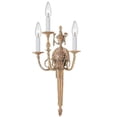 thumbnail image 1 of Crystorama Lighting 663-MB Arlington - Three Light Sconce in Classic Style - 12.5 Inches Wide by 23 Inches High   Matte Brass Finish, 1 of 2