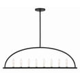 thumbnail image 1 of ABB-3007-BK Crystorama Lighting Abbott - 8 Light Chandelier-Black Finish, 1 of 18