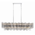thumbnail image 1 of ADD-317-CH-SM Crystorama Lighting Addis - 14 Light Chandelier-14.25 Inches Tall and 51.75 Inches Wide-Polished Chrome Finish-Smoke Glass Color, 1 of 10