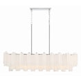 thumbnail image 1 of ADD-317-CH-WH-Crystorama Lighting-Addis - 14 Light Chandelier-14.25 Inches Tall and 51.75 Inches Wide-Polished Chrome Finish-White Glass Color, 1 of 7