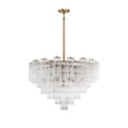 thumbnail image 1 of ADD-316-AG-CL-Crystorama Lighting-Addis - 16 Light Chandelier-21.5 Inches Tall and 32 Inches Wide-Aged Brass Finish-Clear Glass Color, 1 of 7
