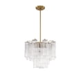 thumbnail image 1 of ADD-300-AG-CL Crystorama Lighting Addis - 4 Light Chandelier-13.75 Inches Tall and 17.75 Inches Wide-Aged Brass Finish-Clear Glass Color, 1 of 12
