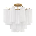 thumbnail image 1 of Crystorama Lighting - Addis - 4 Light Flush Mount In Geometric Style-13.75, 1 of 11