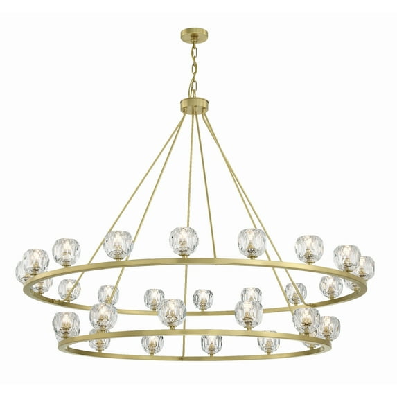 Crystorama Lighting - Aragon - 120W 30 LED Chandelier-46 Inches Tall and 60