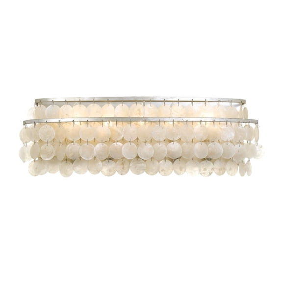 BRI-3005-SA-Crystorama Lighting-Brielle - 5 Light Wall Sconce
