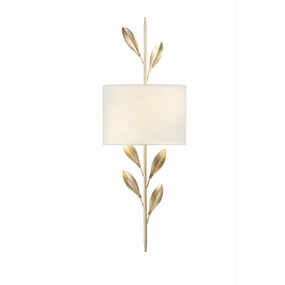 Crystorama Lighting - Broche - Two Light Sconce in Traditional and Contemporary