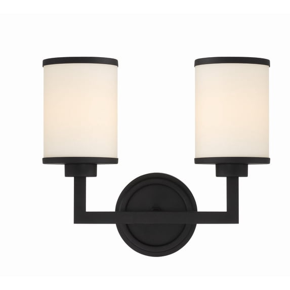 Crystorama Lighting - Bryant - 2 Light Wall Mount-12.75 Inches Tall and 14.5