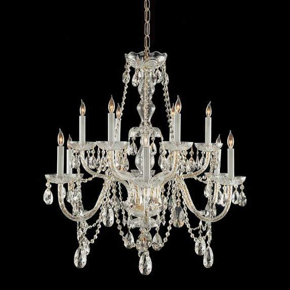 Crystorama Lighting - Crystal - Twelve Light 2-Tier Chandelier in Classic Style