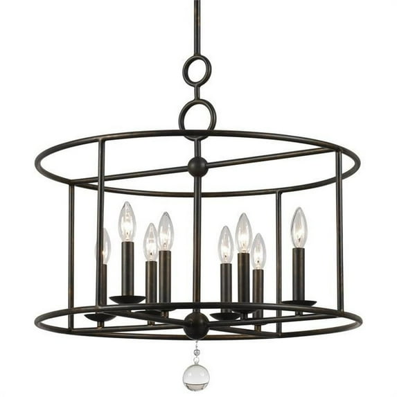 Crystorama Lighting - Eight Light Chandelier - Cameron - Eight Light Chandelier