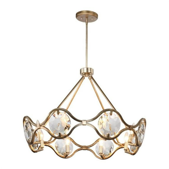 Crystorama Lighting - Eight Light Chandelier - Chandelier - Quincy - Eight Light