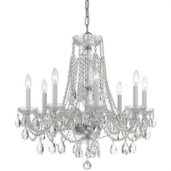 Crystorama Lighting - Eight Light Chandelier - Chandelier - Crystal - Eight