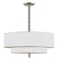 thumbnail image 1 of Luxo Five Light Chandelier In Traditional And Contemporary Style 26 Inches Wide By 22 Inches High-Satin Nickel Finish Crystorama Lighting 9507-Sn, 1 of 10