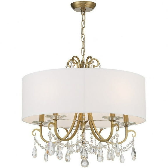 Othello 5 Light Vibrant Gold Chandelier