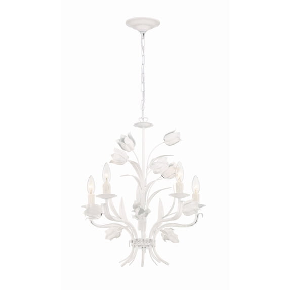 4815-WW Crystorama Lighting Southport - Five Light Mini Chandelier In Traditional And Contemporary Style - 20 Inches Wide By 22 Inches High