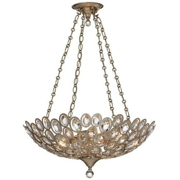 Crystorama Lighting - Five Light Chandelier - Chandelier - Sterling - Five Light