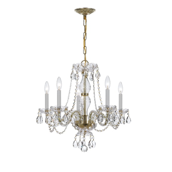 Crystorama Lighting - Five Light Chandelier - Chandelier - Crystal - Five Light