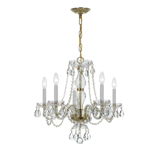 Crystorama Lighting - Five Light Chandelier - Chandelier - Crystal - Five Light