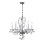 Traditional Crystal 5 Light Medium Chandelier by Crystorama 5085 - 5085