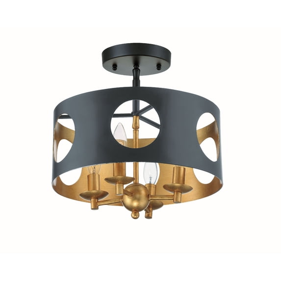 Crystorama Lighting - Four Light Ceiling Mount - Ceiling Mount - Odelle - Four