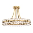 thumbnail image 1 of CLO-8894-AG Crystorama Lighting Clover - Four Light Flush Mount-Aged Brass Finish, 1 of 13