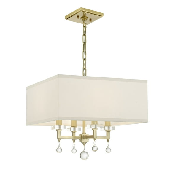 Crystorama Lighting - Four Light Chandelier - Chandelier - Paxton - Four Light