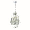 thumbnail image 1 of 3224-CH-CL-SAQ Crystorama Lighting Imperial - 4 Light Mini Chandelier-Swarovski Spectra Crystal Type-Polished Chrome Finish   -Traditional, 1 of 5
