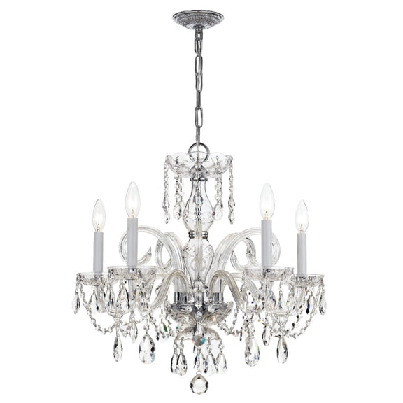 Crystorama Lighting - Five Light Chandelier - Chandelier - Crystal Crystal 5