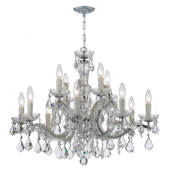 Crystorama Lighting - 12 Light Chandelier - Chandelier - Maria Theresa - Twelve