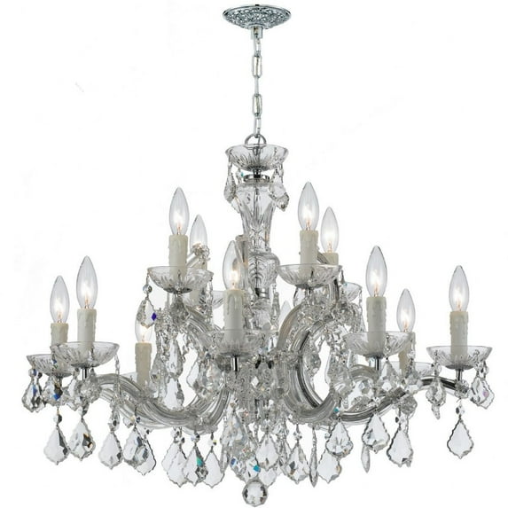 Crystorama Lighting - 12 Light Chandelier - Chandelier - Maria Theresa - Twelve