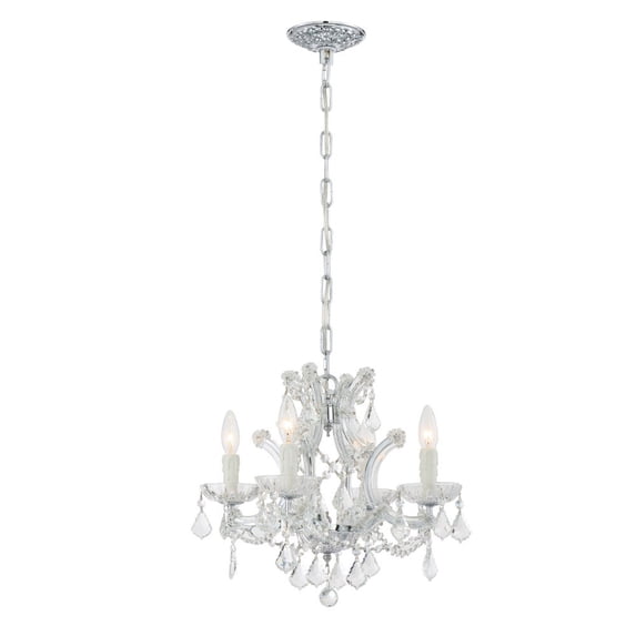 Crystorama Lighting - Four Light Mini Chandelier - Mini Chandelier - Maria