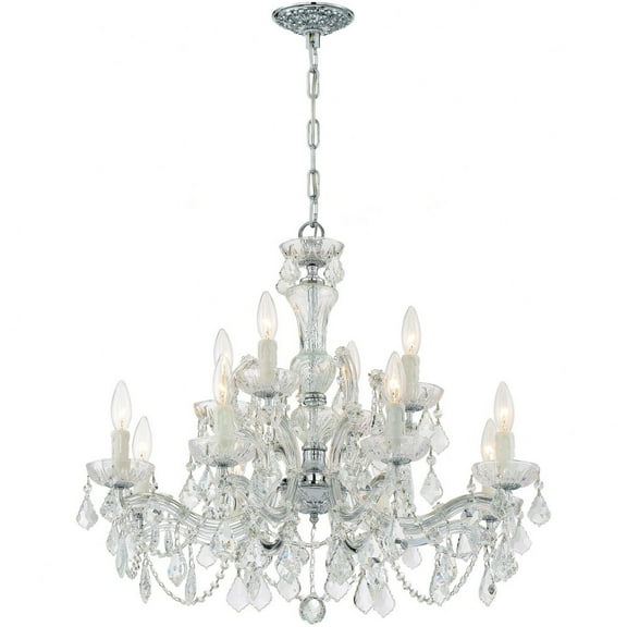 Crystorama Lighting - 12 Light Chandelier - Chandelier - Maria Theresa - Twelve