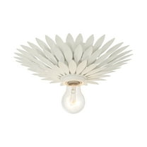 Crystorama Lighting Group 500 Broche 11" Wide Semi-Flush Ceiling Fixture - White