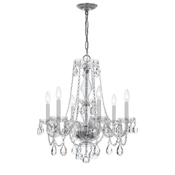 Crystorama Lighting - Crystal - Six Light Chandelier in Classic Style - 23