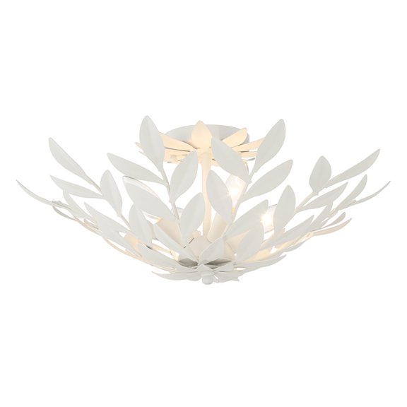 Crystorama Lighting Group 560-MT Broche 4 Light 21" Wide Semi-Flush Ceiling Fixture -