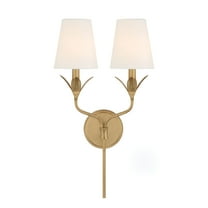 Crystorama Lighting Group 562 Broche 2 Light 21" Tall Wall Sconce - Gold