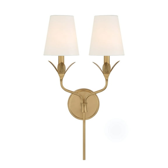 Crystorama Lighting Group 562 Broche 2 Light 21" Tall Wall Sconce - Gold