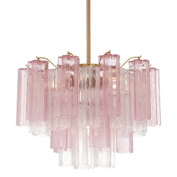 Crystorama Lighting Group ADD-306-AG-SP Addis 6 Light 20" Wide Chandelier - Brass