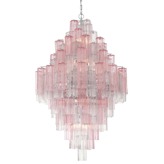 Crystorama Lighting Group ADD-319-CH-SP Addis 20 Light 32" Wide Chandelier - Chrome