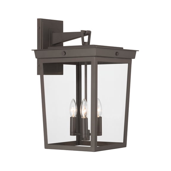 Crystorama Lighting Group BEL-A8063-TZ Belmont 3 Light 20" Tall Outdoor Wall Sconce -