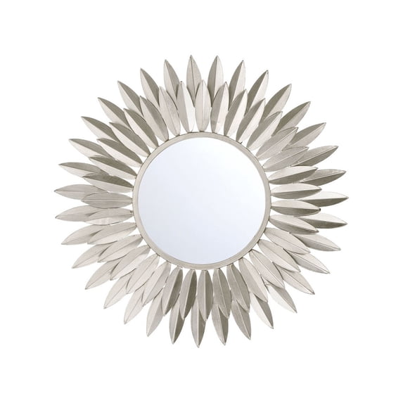 BRH-M520-SA Crystorama Lighting Broche - Mirror-20 Inch Tall and 20 Inch Wide-Antique Silver Finish