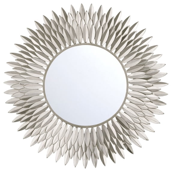 BRH-M530-SA Crystorama Lighting Broche - Mirror-30 Inch Tall and 30 Inch Wide-Antique Silver Finish