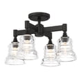 thumbnail image 1 of Crystorama Lighting Group GRG-1045-MK Gregory 4 Light 17" Wide Semi-Flush Ceiling Fixture, 1 of 7