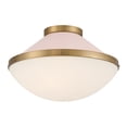thumbnail image 1 of Crystorama Lighting Group XAN-8002-VG-BH Xander 2 Light 16" Wide Flush Mount Bowl Ceiling, 1 of 7