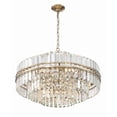thumbnail image 1 of HAY-1407-AG Crystorama Lighting Hayes - 16 Light Chandelier-20.5 Inches Tall and 28 Inches Wide-Aged Brass Finish, 1 of 11