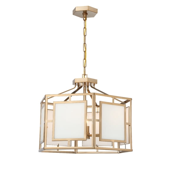 Six Light Chandelier In Classic Style 22 Inches Wide By 18 Inches High-Vibrant Gold Finish -Traditional Installation Crystorama Lighting