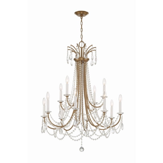 Crystorama Lighting - Karrington - 12 Light Chandelier In Traditional Style-40