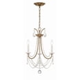 thumbnail image 1 of Crystorama Lighting - Karrington - 3 Light Mini Chandelier In Traditional, 1 of 8