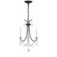 thumbnail image 1 of Crystorama Lighting - Karrington - 3 Light Mini Chandelier In Traditional, 1 of 8